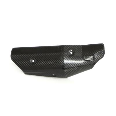 China REAL CARBON FIBER TRUE CARBON FIBER Muffler Exhaust Pipe Cover Anti-scald Motorcycle FACTORY SALE For XADV 750 X-ADV750 for sale