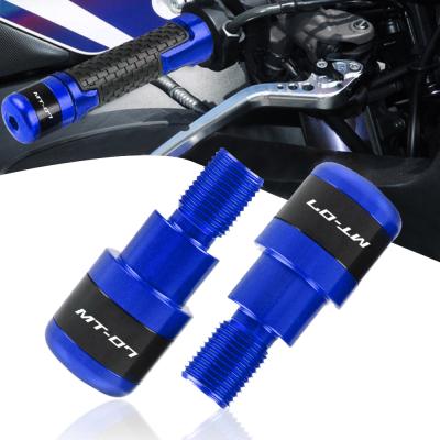 China Aluminum Alloy Motorcycle Handlebar Plugs End Hand Grips Handle Bar Cap Rocker CNC For YAMAHA MT07 MT09 FZ07 FZ09 Accessories for sale