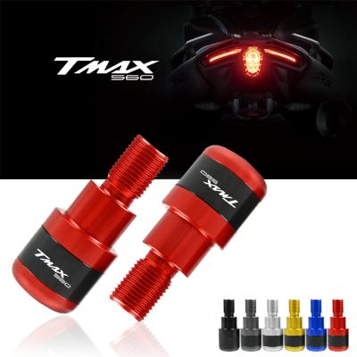 China Aluminum Alloy Motorcycle Handlebar Plugs End Hand Grips Handle Bar Cap Rocker CNC For YAMAHA XMAX TMAX560 TMAX530 Accessories for sale