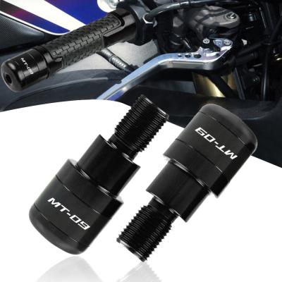 China Aluminum Alloy Motorcycle Handlebar Plugs End Hand Grips Handle Bar Cap Rocker CNC For YAMAHA MT07 MT09 FZ07 FZ09 Accessories for sale