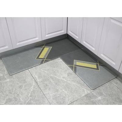 China Washable Eco Friendly PVC Foam Durable Comfort Standing Anti Fatigue Washable Kitchen Mats OEM/ODM for sale