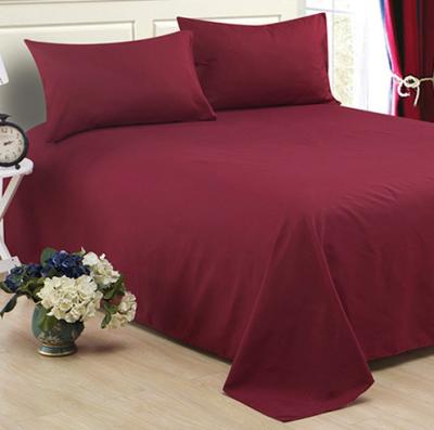 China High Quality Hotel Bedding Color Cotton Bed Flat Sheets High Quality Fitted Sheets for sale