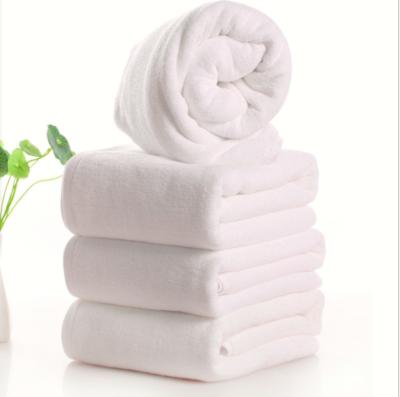 China Sustainable Hotel White Towel Bath Towel Set, Embroidered Logo 100 Cotton Towel, Custom Towel for sale