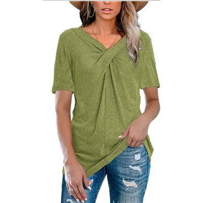 China Casual Stable and Durable 70%Cotton 30%Polyester V-Neck Jersey Breathable Casual Single Shirt for sale