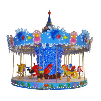 China FRP & Chinese Factory Steel Storm Ride Scream Rides For Sale Mini Carousel Horses for sale