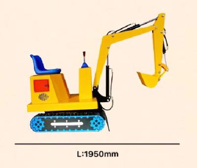 China FRP+steel mini excavator kids on toy fun rides kids diggers on sale for sale