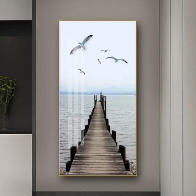 China High Quality Waterproof + Eco-friendly Crystal Porcelain Painting Art Sets Living Room Decor Canvas Painting for sale