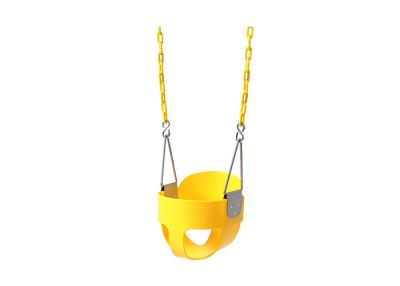 China Children Bucket Swing Seat , Outdoor Garden Swing Seat With Chains for sale