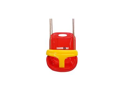 China High Back Infant Outdoor Swing , Wide Seat Belt Toddler Child Outdoor Play Swing for sale