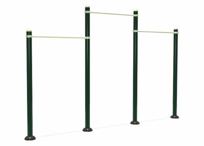 China Three Persons Garden Fitness Equipment , Stable Outside Workout Equipment Uneven Bars for sale