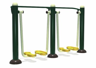 China Outdoor Fitness Equipment , Two People Play Gym Walking Fitness Equipment For Park for sale