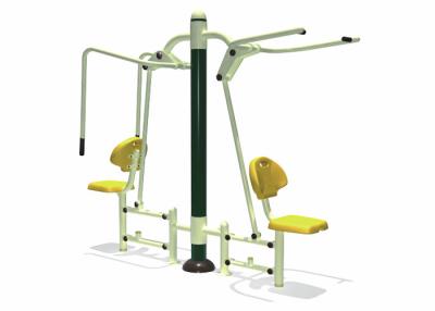 China Park / Communities Outdoor Fitness Equipment Sit Pull Push Combination for sale