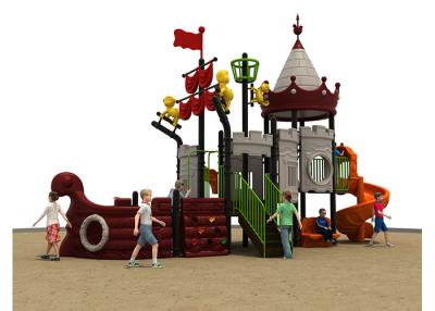 China Carton House Theme Childrens Plastic Playground With Slide Small Baby Kids for sale