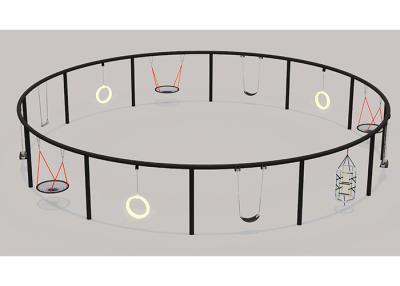 China Oscilación al aire libre cara a cara del niño de LLDPE EN71 con el marco en venta