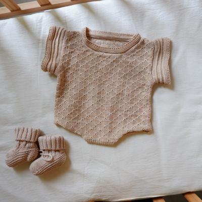 China Unisex baby anti-pilling infant toddler spring thin anti-pilling girl knit sweater clothing tops wear for sale