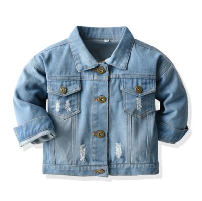 China Viable Viable Baby Toddler Girls Little Boys Kids Outwear Jean Jacket Denim Coats Kids Denim For Children for sale