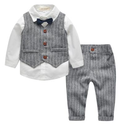 China Autumn Kid Child Gentleman Wedding Soft/Durable Soft/Durable Party Clothes Baby Toddler Boy Formal Suit Outfits Four Piece Sets For Weddings for sale