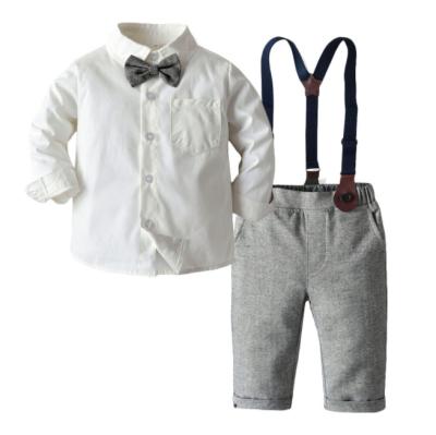 China Soft/Durable Autumn Kid Children Gentleman Wedding Toddler Babies Boy Formal Party Suit Set Soft/Durable Outfit Clothes Wear For Boys for sale