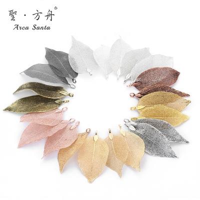 China Trendy jewelry making diy leaf jewelry findings real leaf women natural jewelry accessories fashionable wholesale accessories for sale