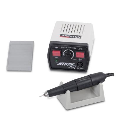 China Teeth grinding/wood carving/jewelry /nail art engraving dental motor 35000 rpm Micromotor 204 lab micro strong with micro motor handpiece 102L manicure for sale