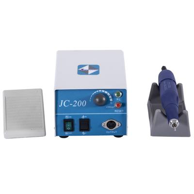 China Wholesale strong metal dental drill 35,000rpm JC200 lab micromotor with strong handpiece 105L for sale