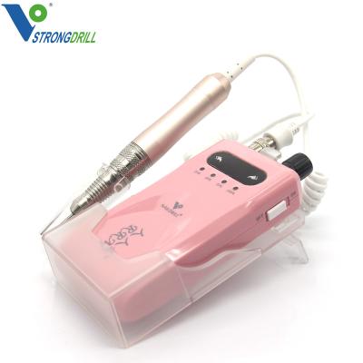 China (no load) 16hours portable 16hours micromotor 35000 rpm nail polishing brushless rechargeable nail drill for sale