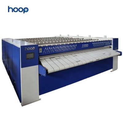 China Commercial and industrial laundry sheet ironing machine washing machine laundry fabric folding machine for sale