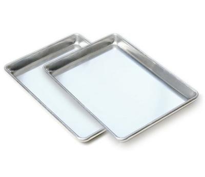 China Viable Sheet Pan Food Grade Aluminum Square 6*10 1/8 Inch Griddle Tray for sale