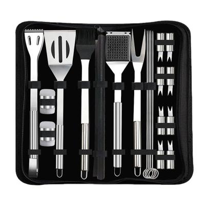 China New Listing High Quality Free Easy To Use Portable 18pcs Combination And Collocation Easily Cleaned Barbecue Sets Tool for sale