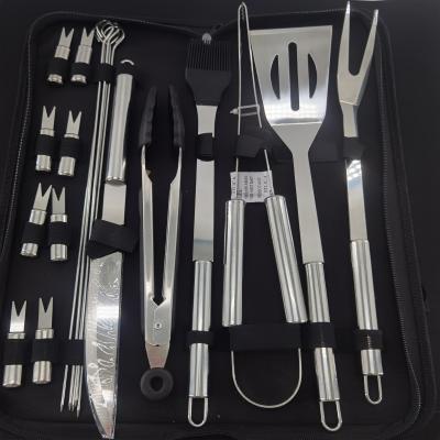 China Easily Cleaned Grilling Accessories GRILL Grill Tool Kit Stainless Steel Utensils for Smoker, Camping, Cooking and BBQ for sale