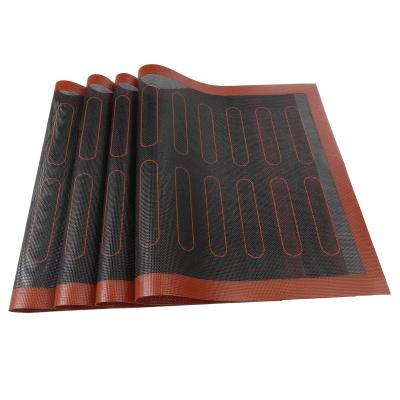 China Wholesale Sustainable Customized Non Stick Silicone Baking Mat For Pastry Rolling for sale