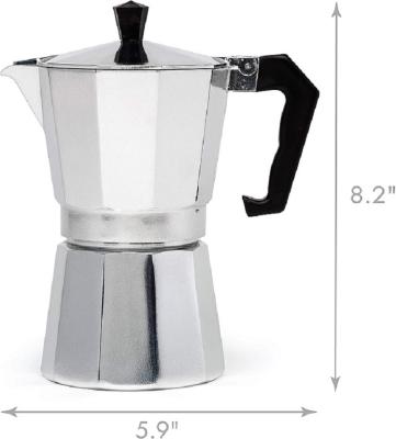 China easy to use & Hot Selling High Quality Customizable Easy Clean To Clean Resistance High Temperature Moka Pot Coffee Maker for sale