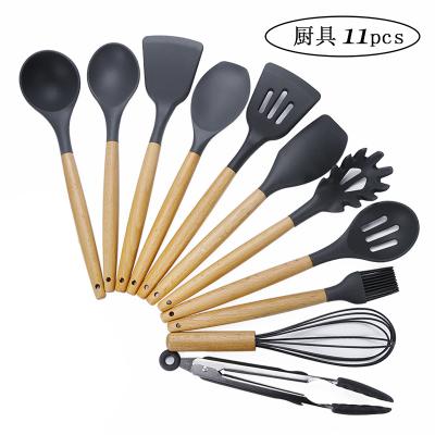 China Viable Kitchen Accessories Silicone Spatula Utensils Set Tools Turners Kit for sale