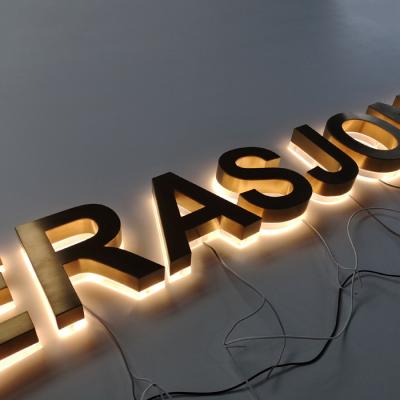 China Buildings Custom Light Outdoor Sign 3D Panel Letters Sign Outdoor Light Up Letter Sign for sale