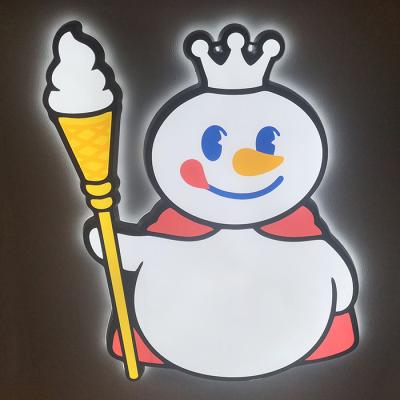 China Buildings Alibaba Supply Made In China Light Up Led Ice Cream Letters Sign Board Design Samples For Chain for sale