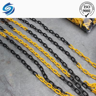 China Yellow PP/PE Plastic Safety Chain 6mm for sale