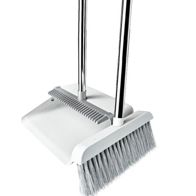 China 2022 Garden Cleaning Broom With Suction House Cleaner Tool Broom Dustpan Rubber Brush for sale