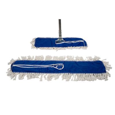 China Sustainable Wholesale Flat Cotton Dust Indoor Floor Cleaning Detachable Mop for sale