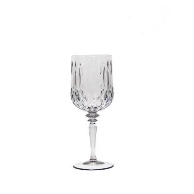 China Customized Crystal Engraving Glass Wedding Glassware Tumbler Gold / Unbreakable / Disposable Plastic Wine Glass Tumbler for sale