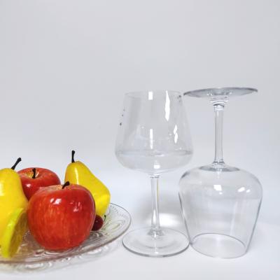 China 100% Clear Wine Glass Tumbler Wine Glass Tumbler Cup Goblet Crystal Stemware Tritan Transparent Wine Glass Plastic Cup for sale