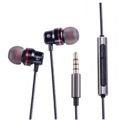 China new high-end In-ear metal in-ear headphones, wire-controlled camera, music, games, general purpose earphones for sale