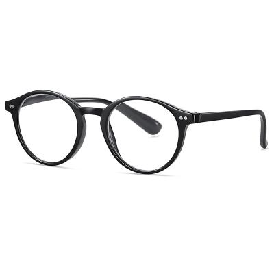 China Classic PC Reading Glasses Round Frame Blue Light Blocking Glass Optical Frame Unisex Presbyopic Ready Running CE for sale