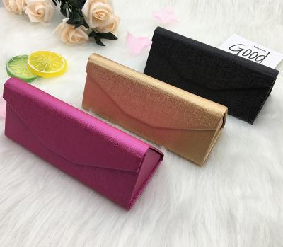 China Foldable Custom Glasses Case PU Logo Glasses Case Set PU Glasses Box Set Glasses Bag Glasses Box For Eyewear for sale