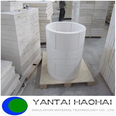 China cheap calcium silicate pipe cover superior flame retardant effect JN for sale