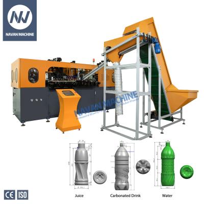 China Servo Type 6 Cavity PET Plastic Bottle Machine Stretch Blow Molding Bottle NAVAN Bottle Blowing Machine for sale