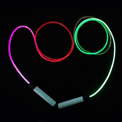 China Glow in the Night EASTOMMY ET-76JR07 Adults Kids Exercise Jumping Glowing Jump Rope Sports Tangle-Free Outdoor Fitness LED Indoor for sale