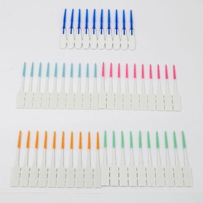 China Flossing Soft Orthodontic Interdental Brushes Cleaning Floss Flosser Braces Silicone Rubber Tooth Pick Gum Braces for sale