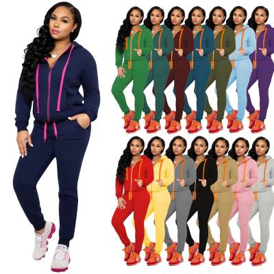 China Z15 Womens Joggers Viable 2 Piece Pants Set For Women Autumn Two Piece Tracksuit Set Women Sweatsuit Set for sale