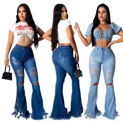 China High Quality Breathable V-Nice Z15 Jeans Women Pants Designs Women Jeans Pants Ladies Fashion Damaged Pants for sale