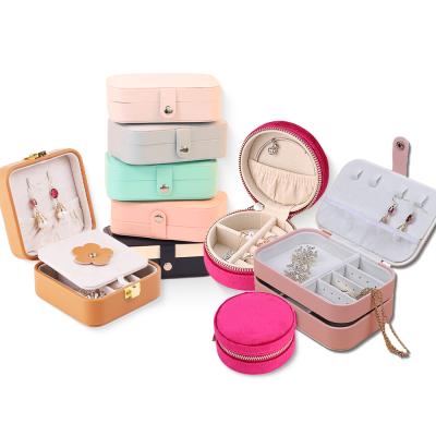 China Luxury Elegant ZHIHUA Customized Logo OEM Service Jewelry One-Stop Jewelery Storage Case Handmade Packaging for sale